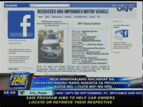 Kotse na hinihinalang na.